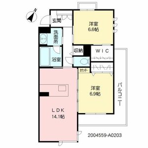 グリーンベルト神浦　＊＊ A0203号室