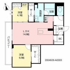 Ｌｉｆｅ　ｓｔａｇｅ　楠ノ木 A0303号室
