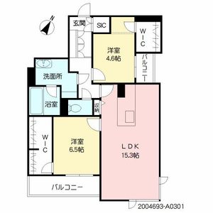 シャーメゾンＫｒｅｉｓ＆Ｌｉｌｉ　＊＊ A0301号室