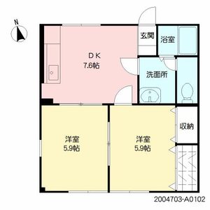 テラスハウスＡ１　＊ A0102号-14