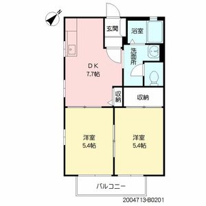 スターハイツ　Ｂ棟　＊ B0201号-16