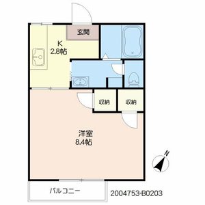 ユニテック三里木　Ｂ棟 B0203号室