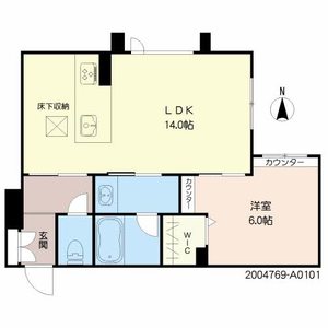 シャーメゾンＡｒｉｓｔｉｏ　＊＊ A0101号室