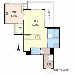 シャーメゾンＡｒｉｓｔｉｏ　＊＊ A0301号室