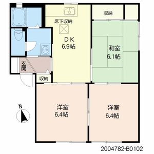 ロードサイド到津　Ｂ棟　＊＊ B0102号室