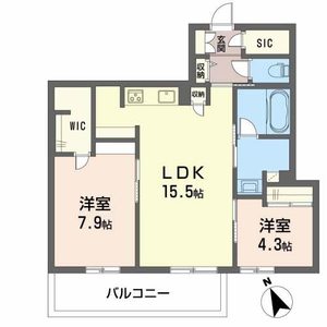 ＧＲＡＮＤ　ＢＬＥＵ　ＤＥ　ＳＡＳＡＯＫＡ　＊＊ A0202号室