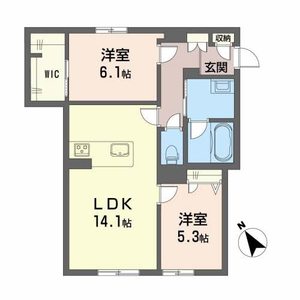 シャーメゾン　ヴィラ　平田台　＊＊ A0101号室