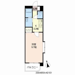 ＲＯＵＮＤ　ＰＵＲＥ　２１　＊＊ A0101号室