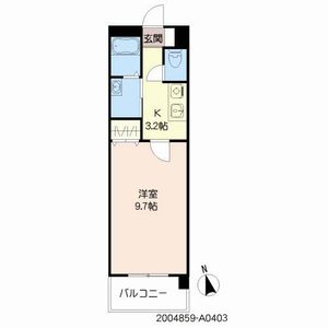 ＲＯＵＮＤ　ＰＵＲＥ　２１　＊＊ A0403号室