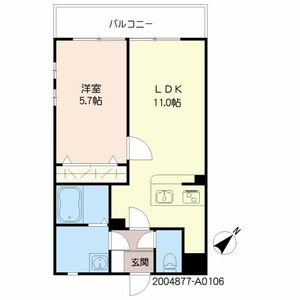モンテローザⅠ号館 A0106号室