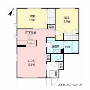 シャーメゾン須屋　Ⅱ　Ａ棟　＊＊ A0101号室