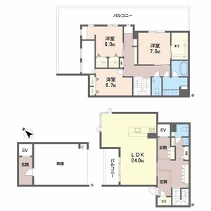 シャーメゾン浄水通り　＊＊ A0301号室