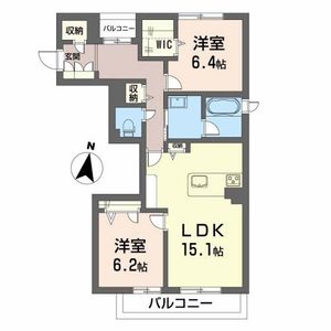 シャーメゾン　リバーダイヤA0302号室_間取り画像