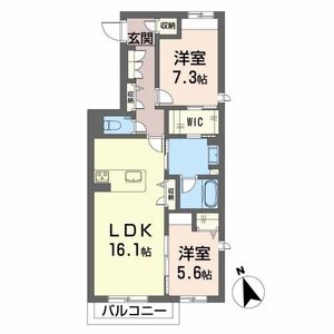 クレインⅣ　＊＊ A0201号室