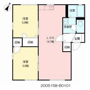 オー・ボアパティール　Ｂ棟 B0101号-16