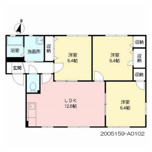 オー・ボアパティールⅡ A棟 A0102号-14