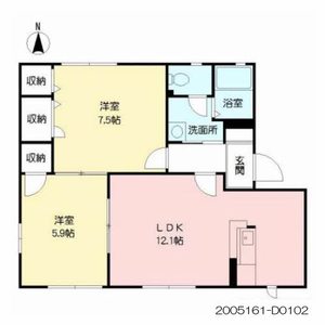 オー・ボアパティールⅡ　Ｄ棟 D0102号-16