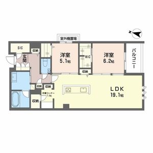 シャーメゾン赤坂けやき通り A0303号室