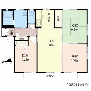 ディアコート A0101号室