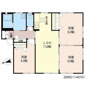 ディアコート A0101号室