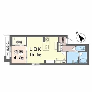 Ｐａｒａｄｉｓｏ熊本駅前A0201号室_間取り画像