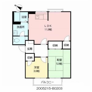 ファミール真木　Ｂ棟　♯ B0203号-16