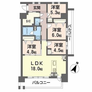 ＬａＳａｎｔｅ照葉オーシャンテラス A0501号室