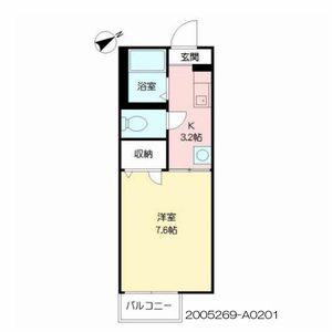 エントピア黒髪　＊＊ A0201号室