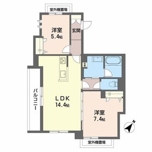 ＳｈａＭａｉｓｏｎ　ＣｏｕｒａｇｅⅥ A0202号室