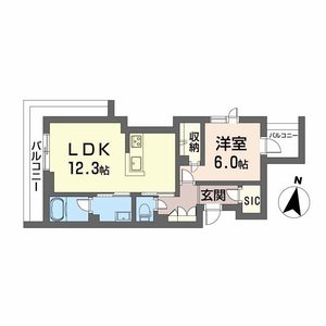 シャーメゾン春日町A0201号室_間取り画像