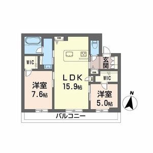 シャーメゾン春日町A0302号室_間取り画像
