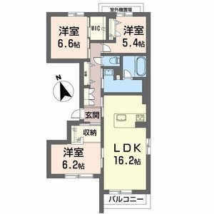 イデアグランツA0201号室_間取り画像