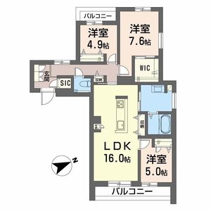 シャーメゾン六本松南 A0402号室