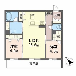 シャーメゾン西鳴水　＊＊ A0102号室