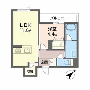 Ｓｈａｍａｉｓｏｎ　ｍａｕｖｅｉｎ A0204号室