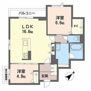 Ｓｈａｍａｉｓｏｎ　ｍａｕｖｅｉｎA0304号室_間取り画像