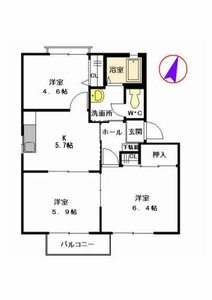 ラフォーレ光　＊ A0201号室