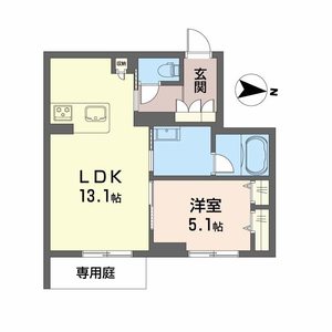 シャーメゾン県庁南　＊＊ A0102号室