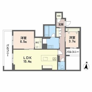 シャーメゾンリュクス大濠 A0203号室