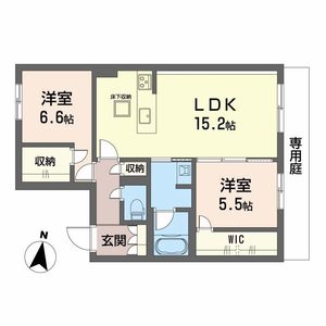 シャーメゾン壺川A0101号室_間取り画像
