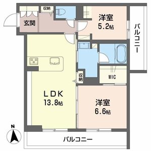 シャーメゾン江平　ＷＥＳＴ A0205号室