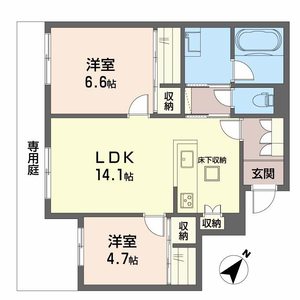 シャーメゾン　シエロ A0104号室