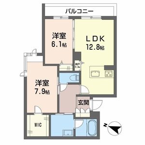 シャーメゾン　フェアリーステージA0203号室_間取り画像