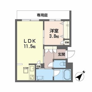 シャーメゾン　アルメリア A0103号室