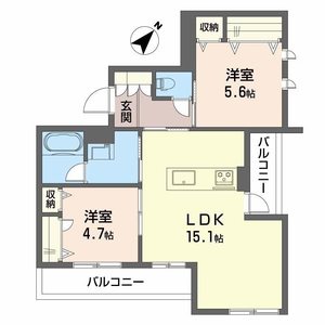 シャーメゾン　アルメリア A0201号室