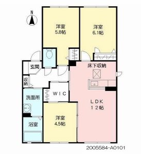 アンビシヨン　Ａ棟　＊ A0101号室