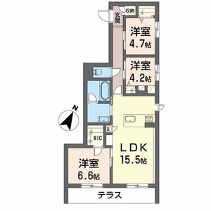 ｎ，Ａｇｅ神松寺 A0102号室