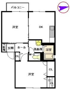 フルールＳ　Ｂ棟　＊ B0202号-14