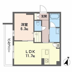 プラザ新鳥栖 A0202号室