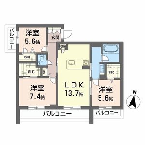 メゾンリーベル A0201号室